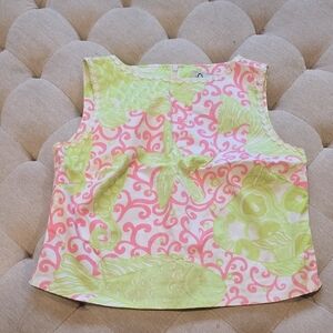 Lilly Pulitzer Tank Top in Pink and Lime
